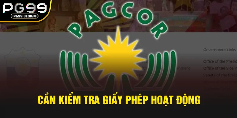 Cần kiểm tra giấy phép hoạt động của một website