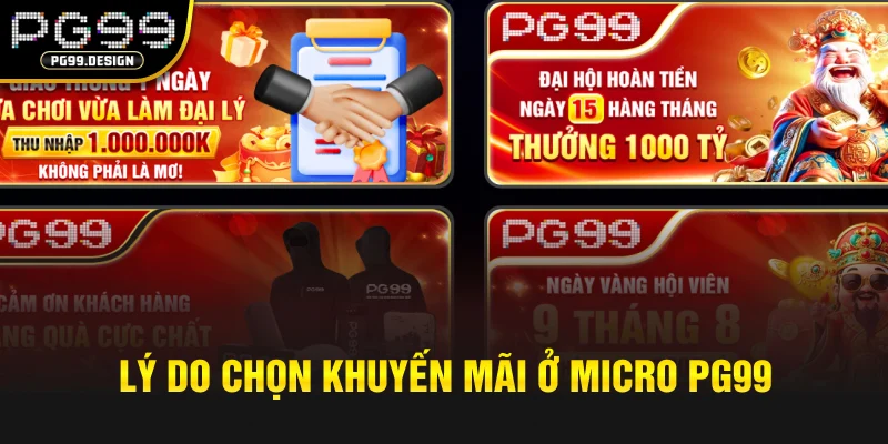 Lý do chọn khuyến mãi ở Micro PG99